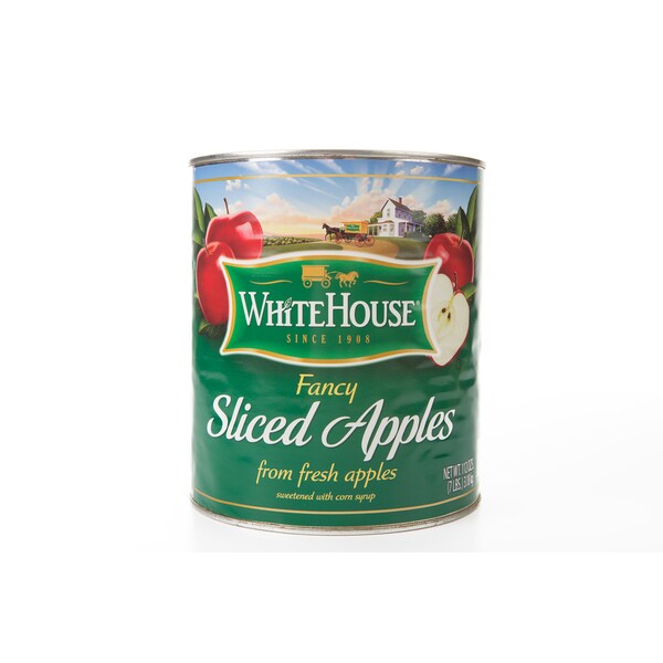 Commodity Canned Fruit & Vegetables Commodity Whitehouse Sliced In Syrup Apple 10 Can, PK6